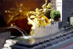 Prometheous statue at Rockefeller Center